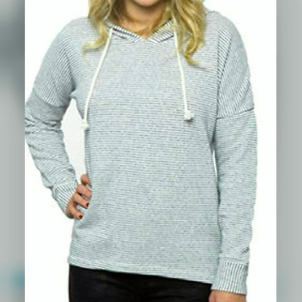O’Neill womens beach pullover striped hoodie